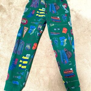 Ralph Lauren Kids boys Green Patterned Joggers size 7
